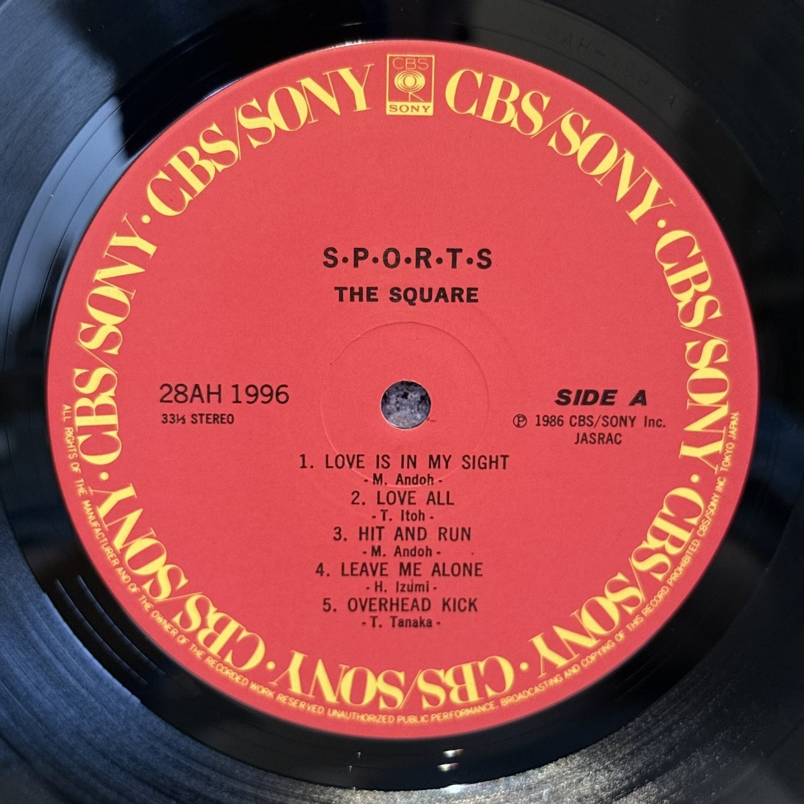 画像9: ザ・スクエア ~ THE SQUARE / スポーツ ~ S·P·O·R·T·S (LP) 