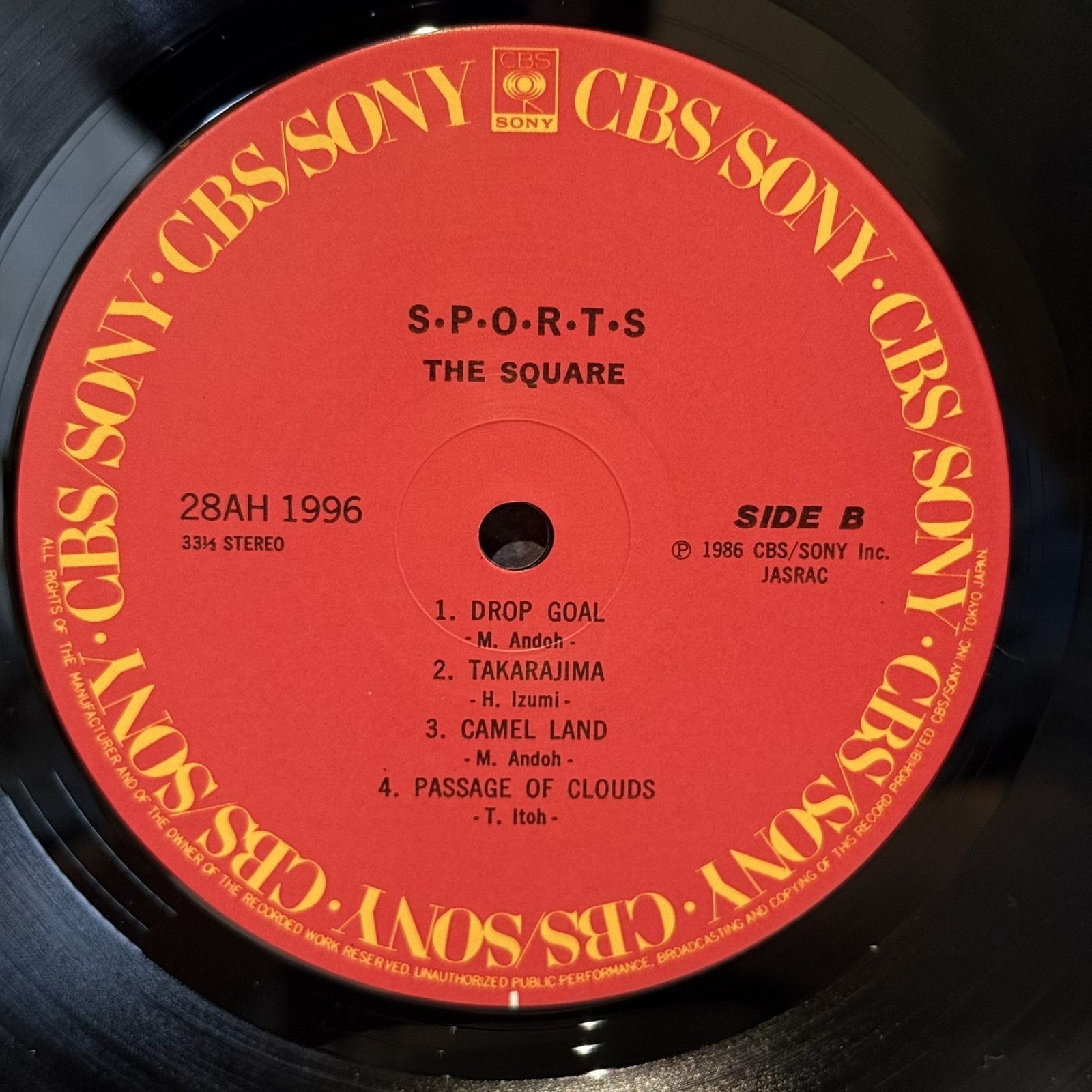 画像10: ザ・スクエア ~ THE SQUARE / スポーツ ~ S·P·O·R·T·S (LP) 