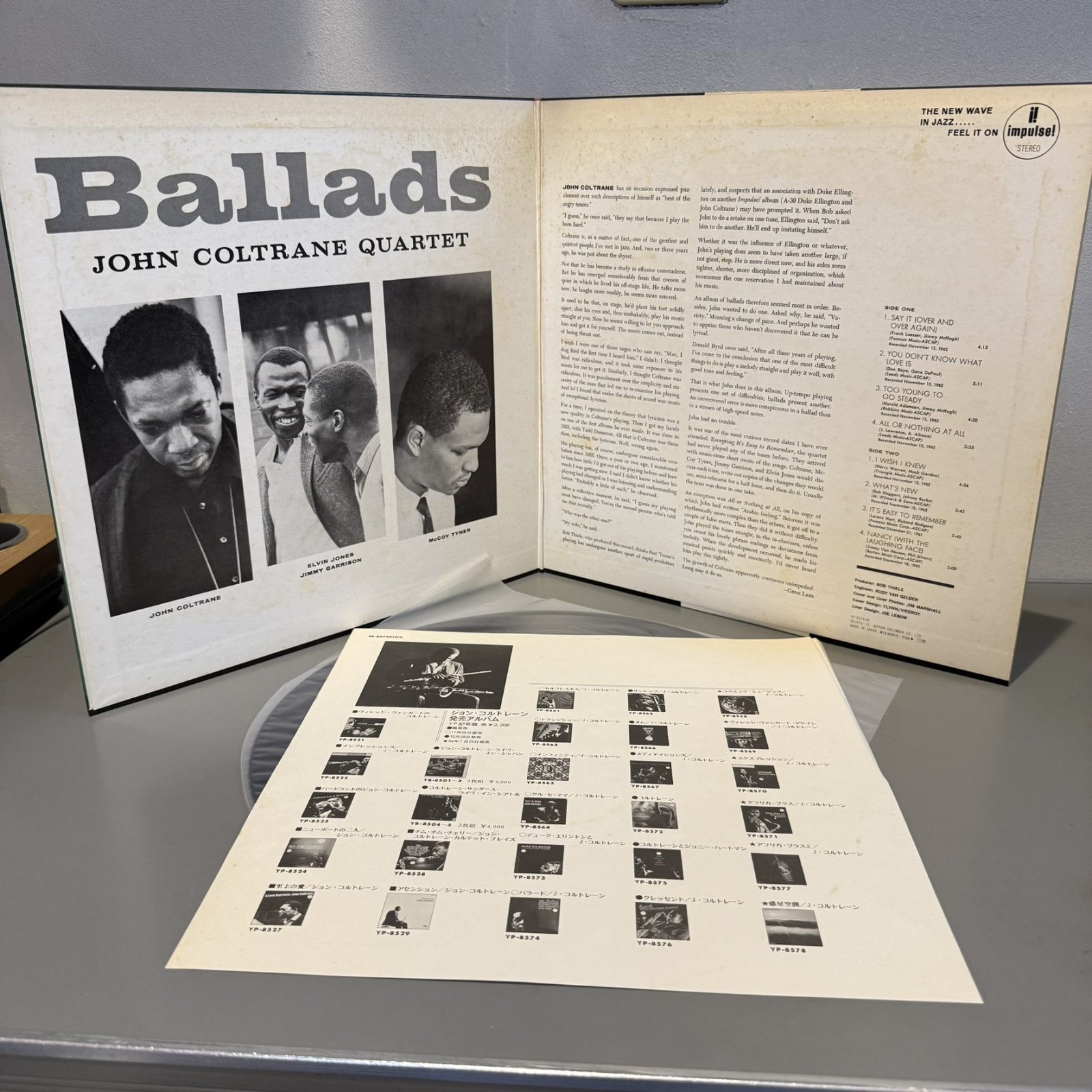 画像3: ジョン・コルトレーン・カルテット ~ JOHN COLTRANE QUARTET / バラード / BALLADS (LP) 