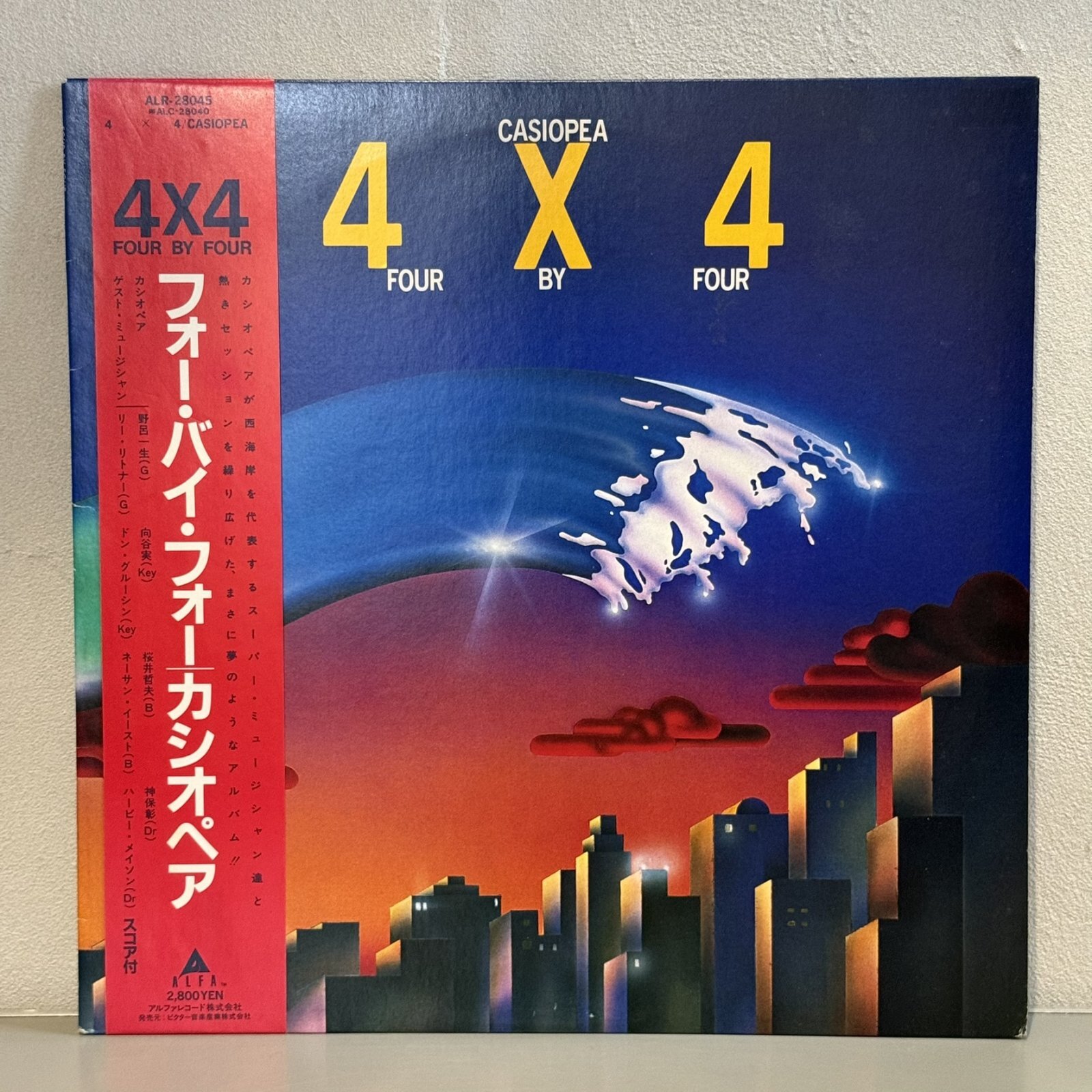 画像1: カシオペア ~ CASIOPEA / 4×4 フォー・バイ・フォー ~ 4×4 FOUR BY FOUR (LP) 