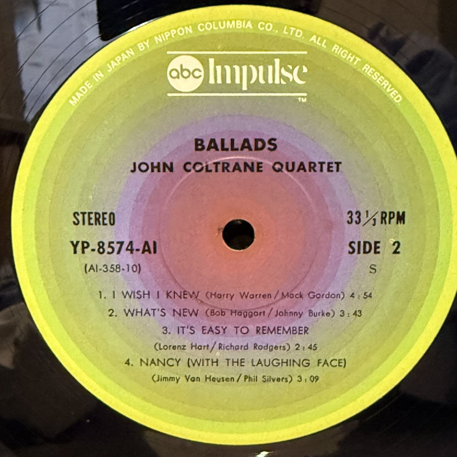 画像9: ジョン・コルトレーン・カルテット ~ JOHN COLTRANE QUARTET / バラード / BALLADS (LP) 
