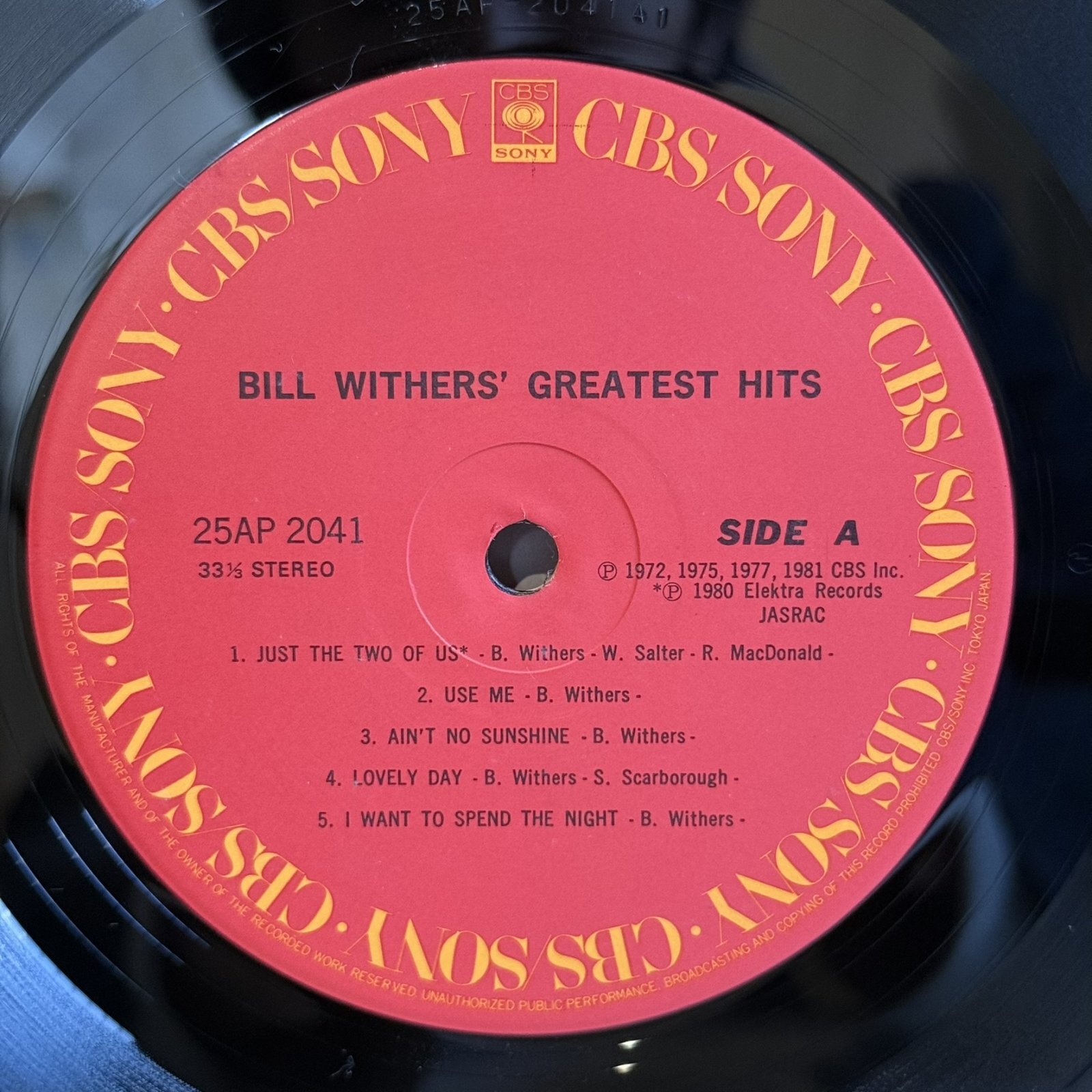 画像3: ビル・ウィザーズ ~ BILL WITHERS / グレイテスト・ヒット ~ GREATEST HITS (LP)