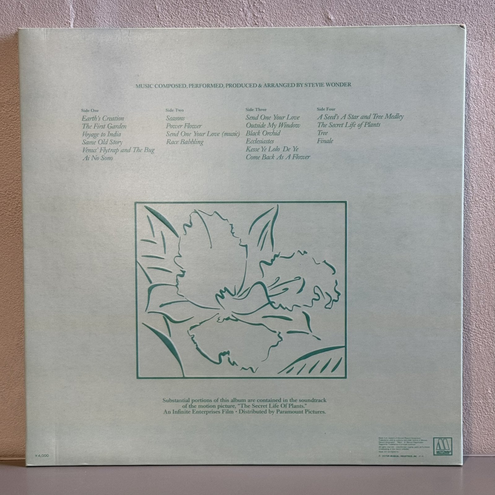 画像2: スティービー・ワンダー ~ STEVIE WONDER / シークレット・ライフ ~ JOURNEY THROUGH THE SECRET LIFE OF PLANTS (LP)　