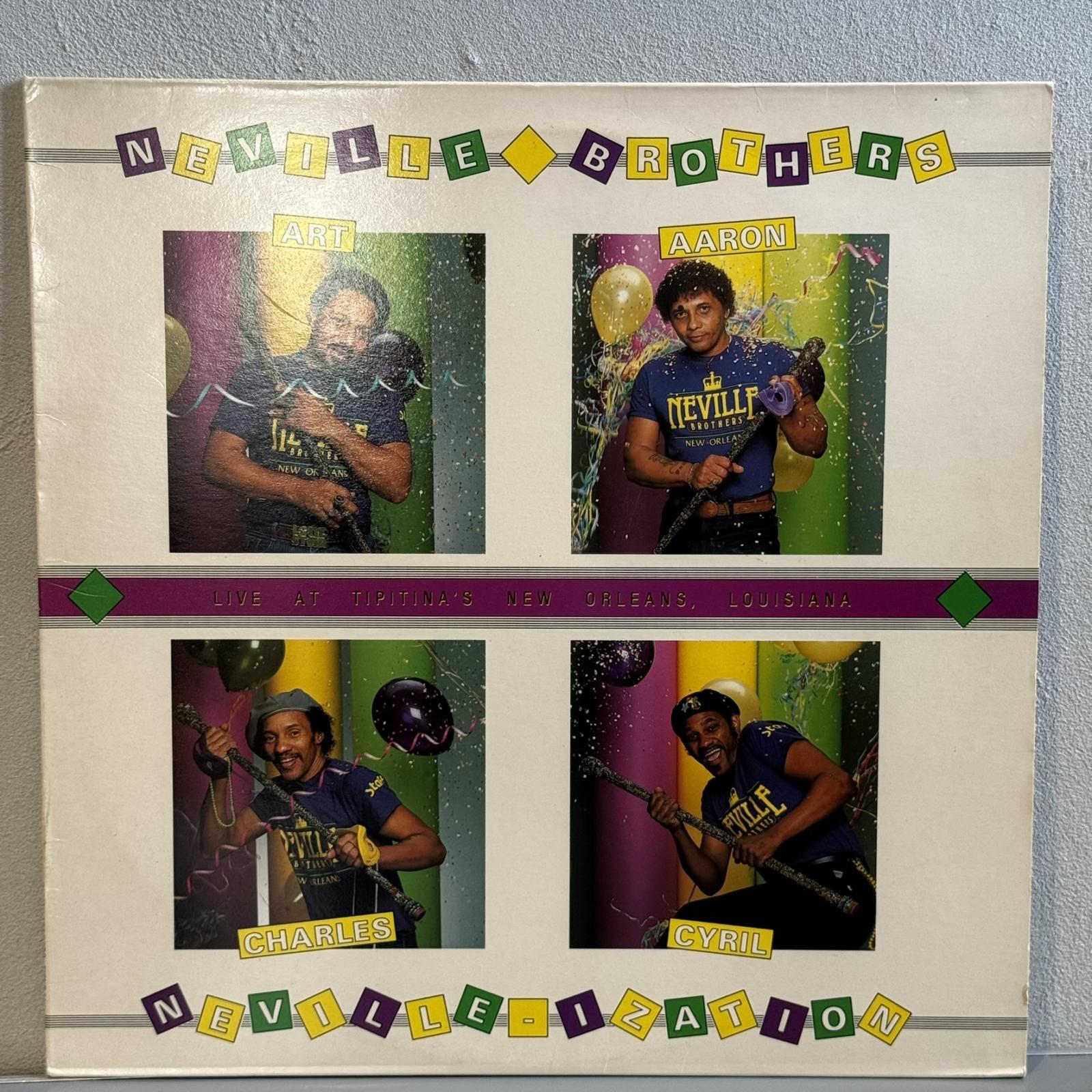 画像1: ネヴィル・ブラザーズ ~ NEVILLE BROTHERS / ネヴィル・イゼーション ~ NEVILLE-IZATION (LP)　