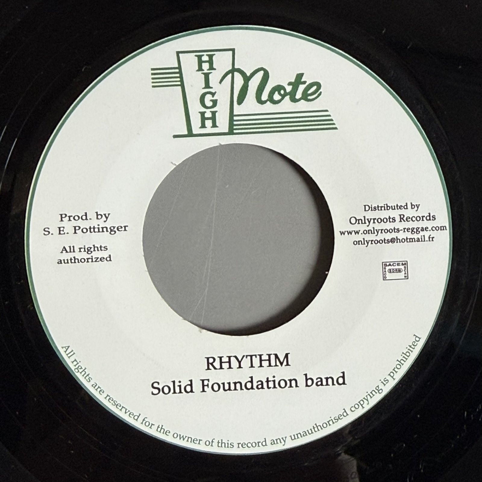 画像2: CHOCKEY TAYLOR / SOLID FOUNDATION BAND — FALSE DREAD / RHYTHM (7") 