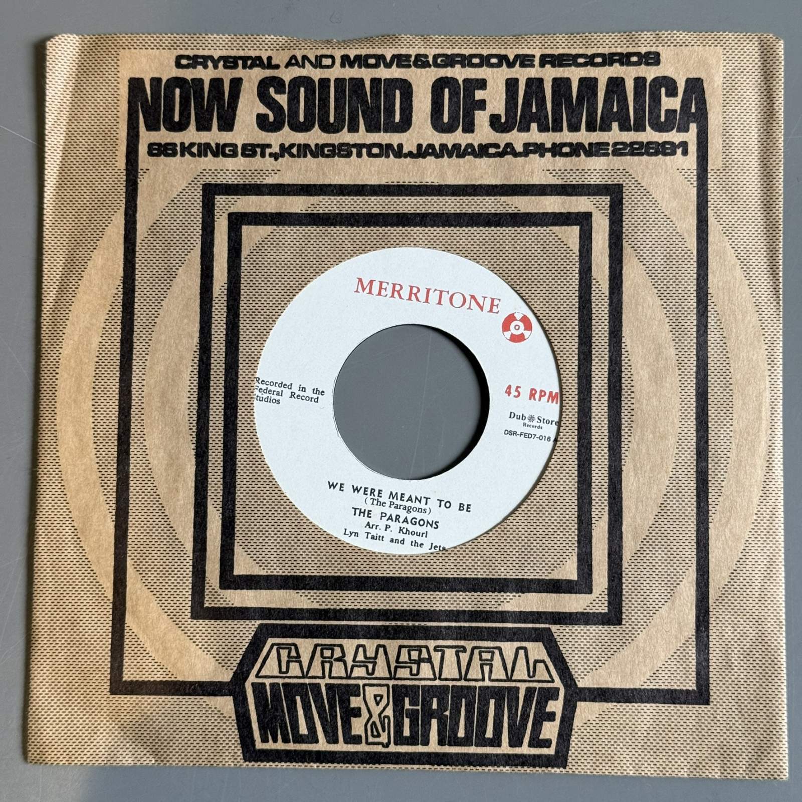 画像3: THE PARAGONS — WE WERE MEANT TO BE / WE WERE MEANT TO BE (ACAPPELLA) (7")　