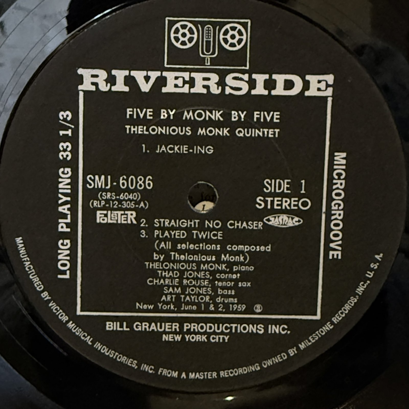 画像4: セロニアス・モンク ~ THELONIOUS MONK / ファイブ・バイ・モンク・バイ・ファイブ ~ FIVE BY MONK BY FIVE (LP) 