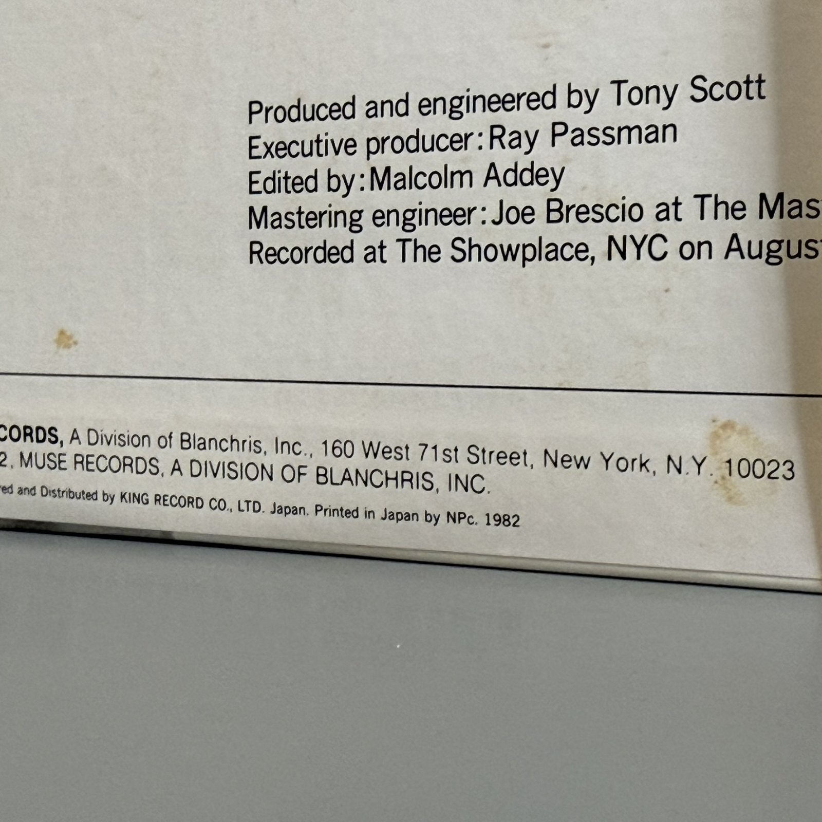 画像3: トニー・スコット ~ TONY SCOTT / ゴールデン・モーメンツ ~ GOLDEN MOMENTS (LP)　