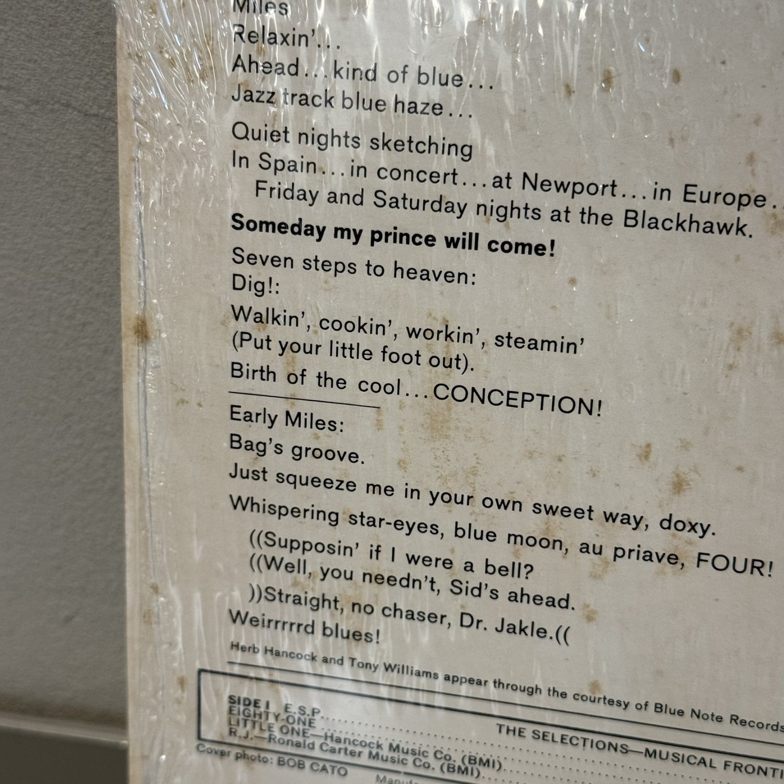 画像8: マイルス・デイヴィス ~ MILES DAVIS / E.S.P. (LP)　