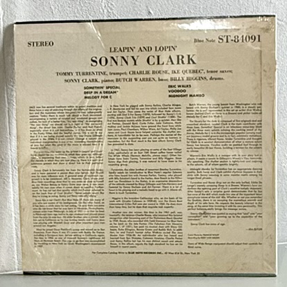 画像2: ソニー・クラーク ~ Sonny Clark / リーピン・アンド・ローピン ~ Leapin' and Lopin' (LP) 