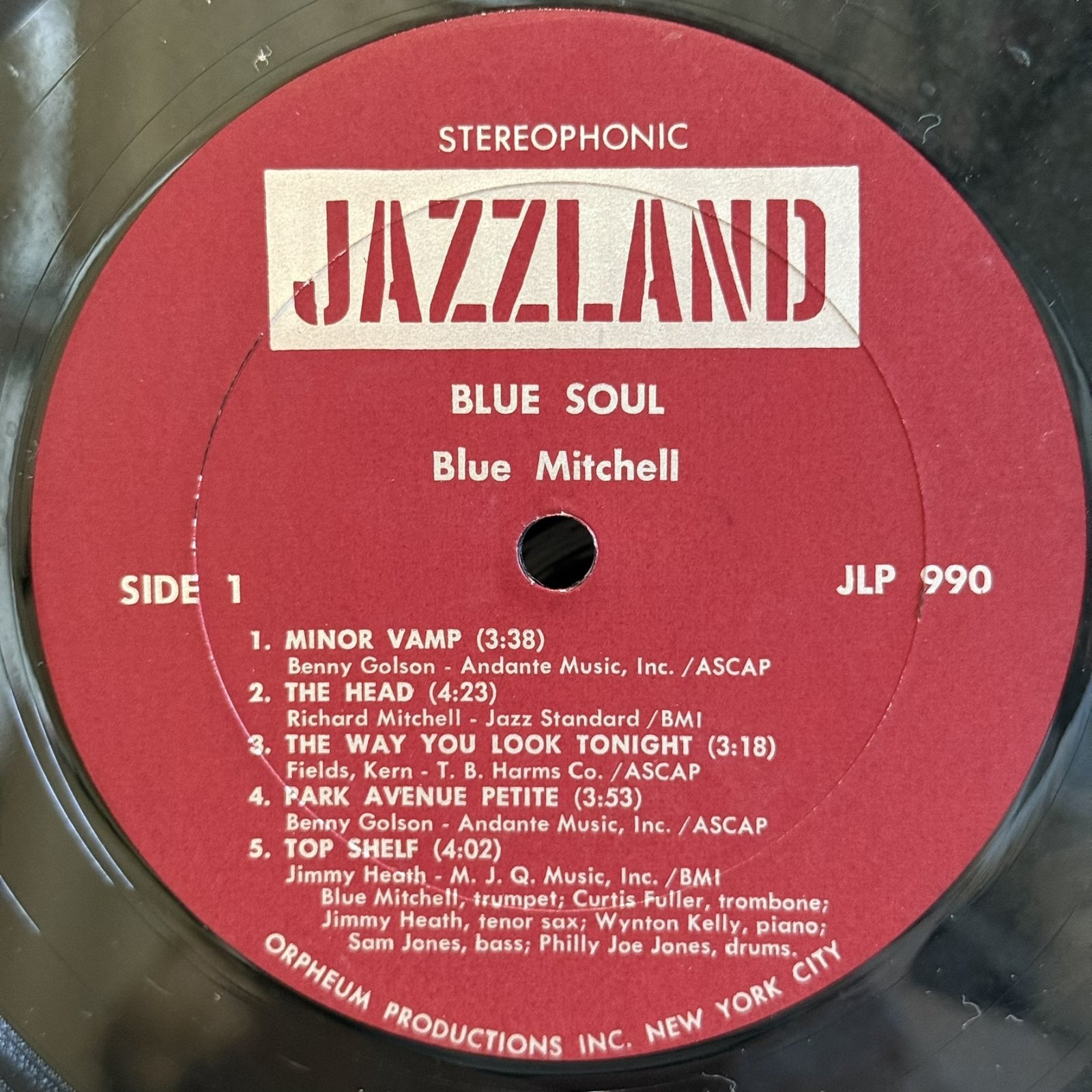 画像5: ブルー・ミッチェル・セクステット ~ Blue Mitchell Sextet / ブルー・ソウル ~ Blue Soul (LP)　
