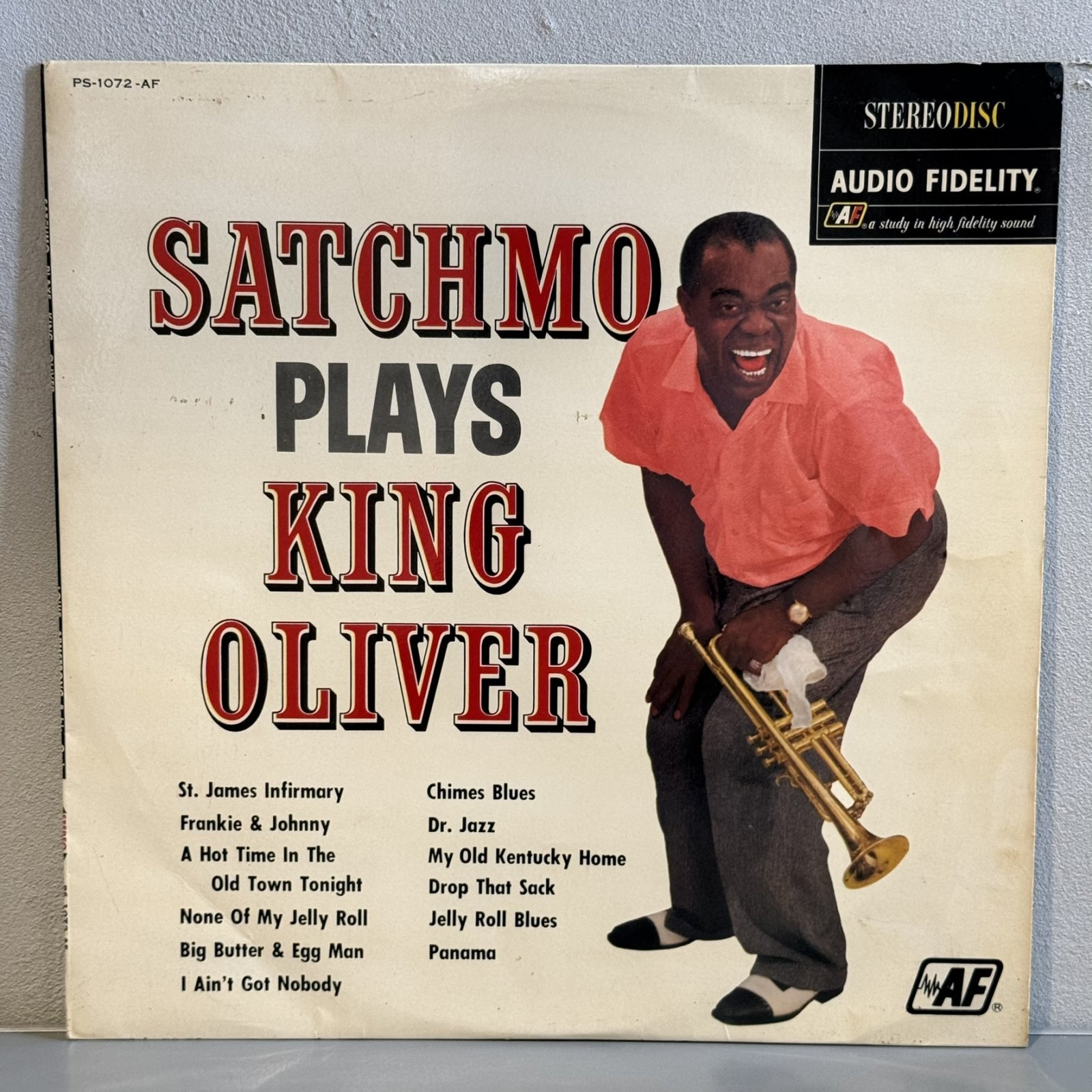 画像1: ルイ・アームストロング ~ Louis Armstrong / サッチモ・キング・オリヴァーに捧げる ~ Satchmo Plays King Oliver (LP)　