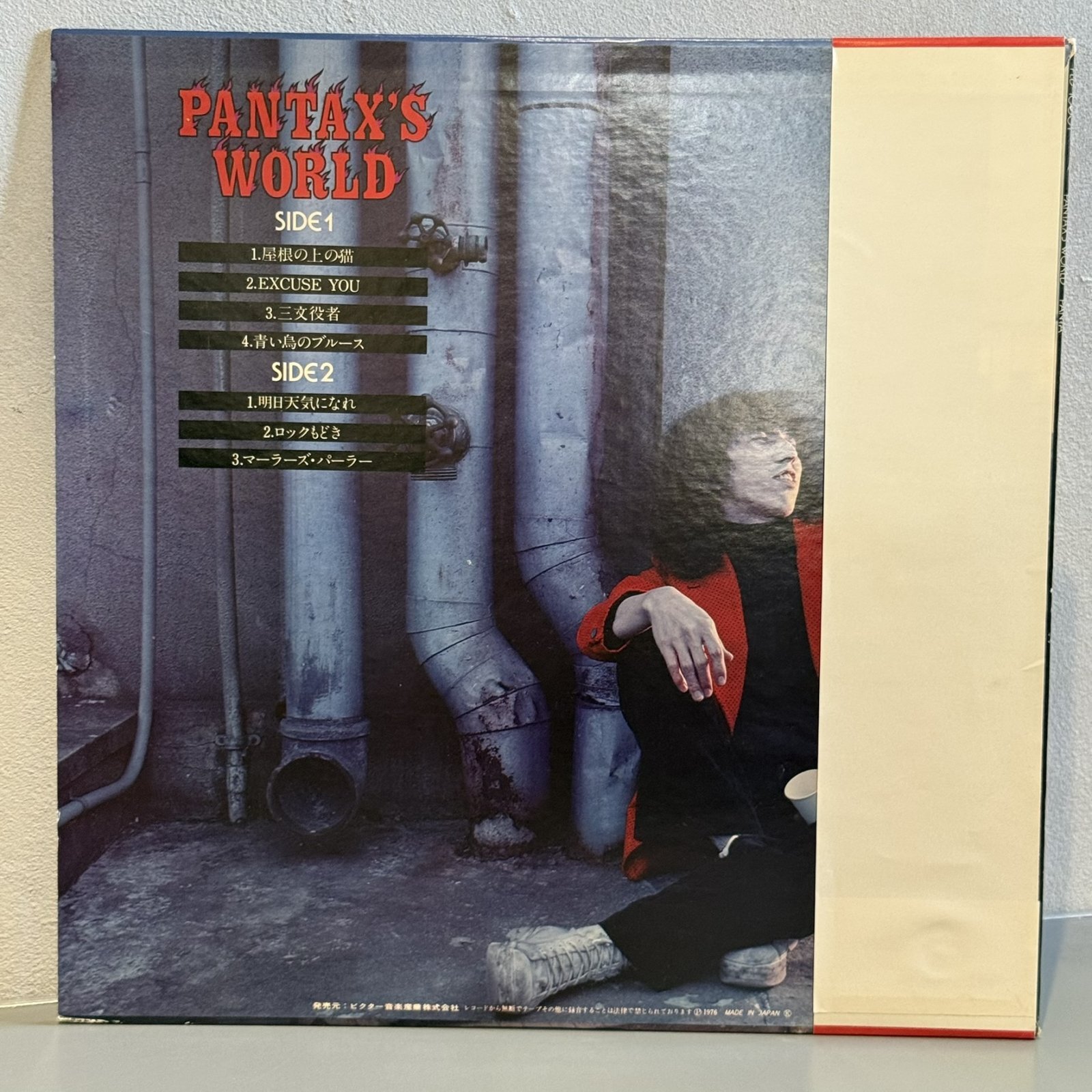 画像2: パンタ ~ Panta / PANTAX'S WORLD (LP)
