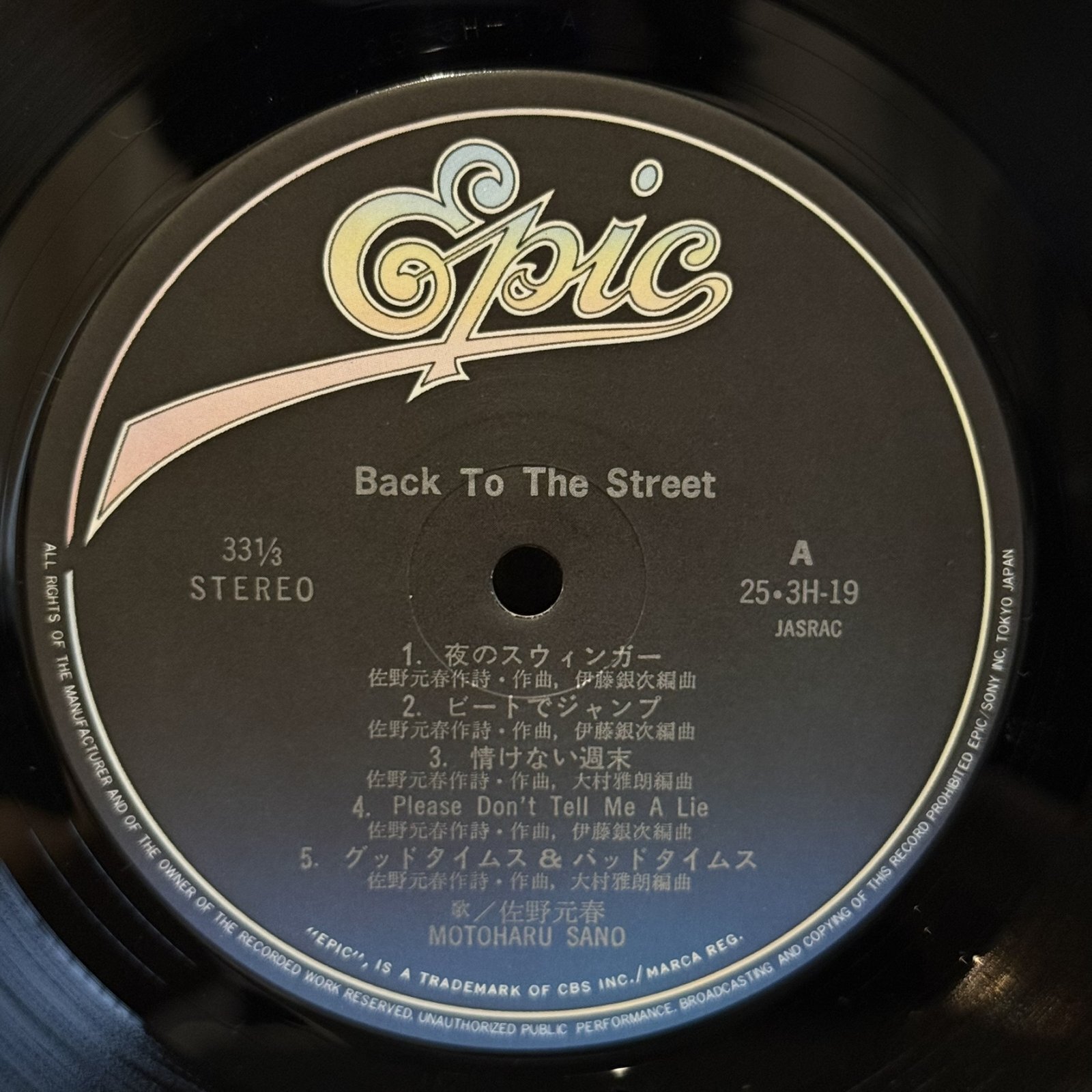 画像8: 佐野元春 ~ Motoharu Sano / Back To The Street (LP)