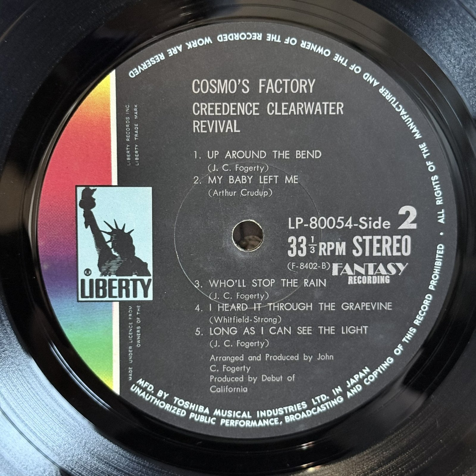 画像6: クリーデンス・クリアウォーター・リバイバル ~ Creedence Clearwater Revival / コスモズ・ファクトリー ~ Cosmo's Factory (LP)