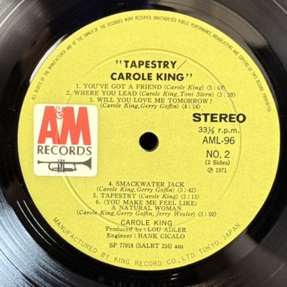 画像11: キャロル・キング ~ Carole King / つづれおり ~ Tapestry (LP)