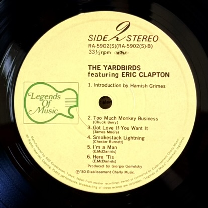 画像6: The Yardbirds featuring Eric Clapton エリック・クラプトン＆ヤードバーズ / The Yardbirds featuring Eric Clapton (LP)