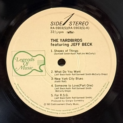 画像5: The Yardbirds featuring Jeff Beck ジェフ・ベック＆ヤードバーズ / The Yardbirds featuring Jeff Beck (LP)