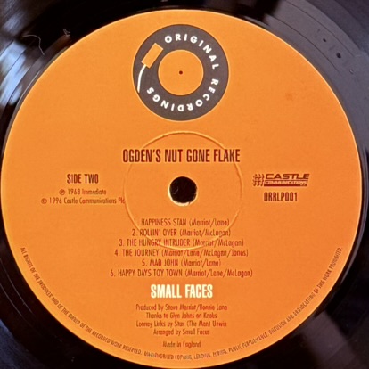画像9: Small Faces ~ オグデンズ・ナット・ゴーン・フレイク (LP)