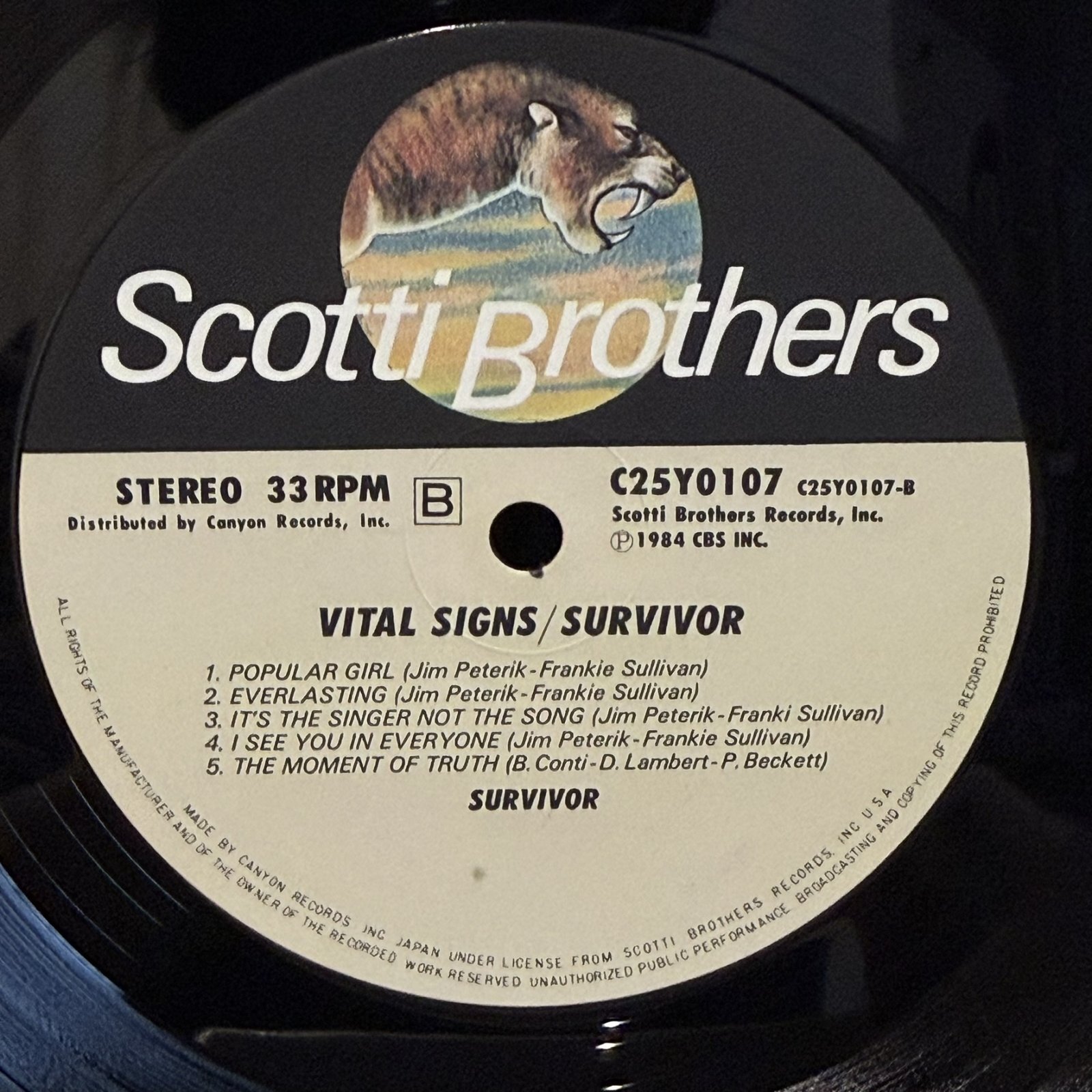 画像6: Survivor ~ バイタル・サインズ (LP)