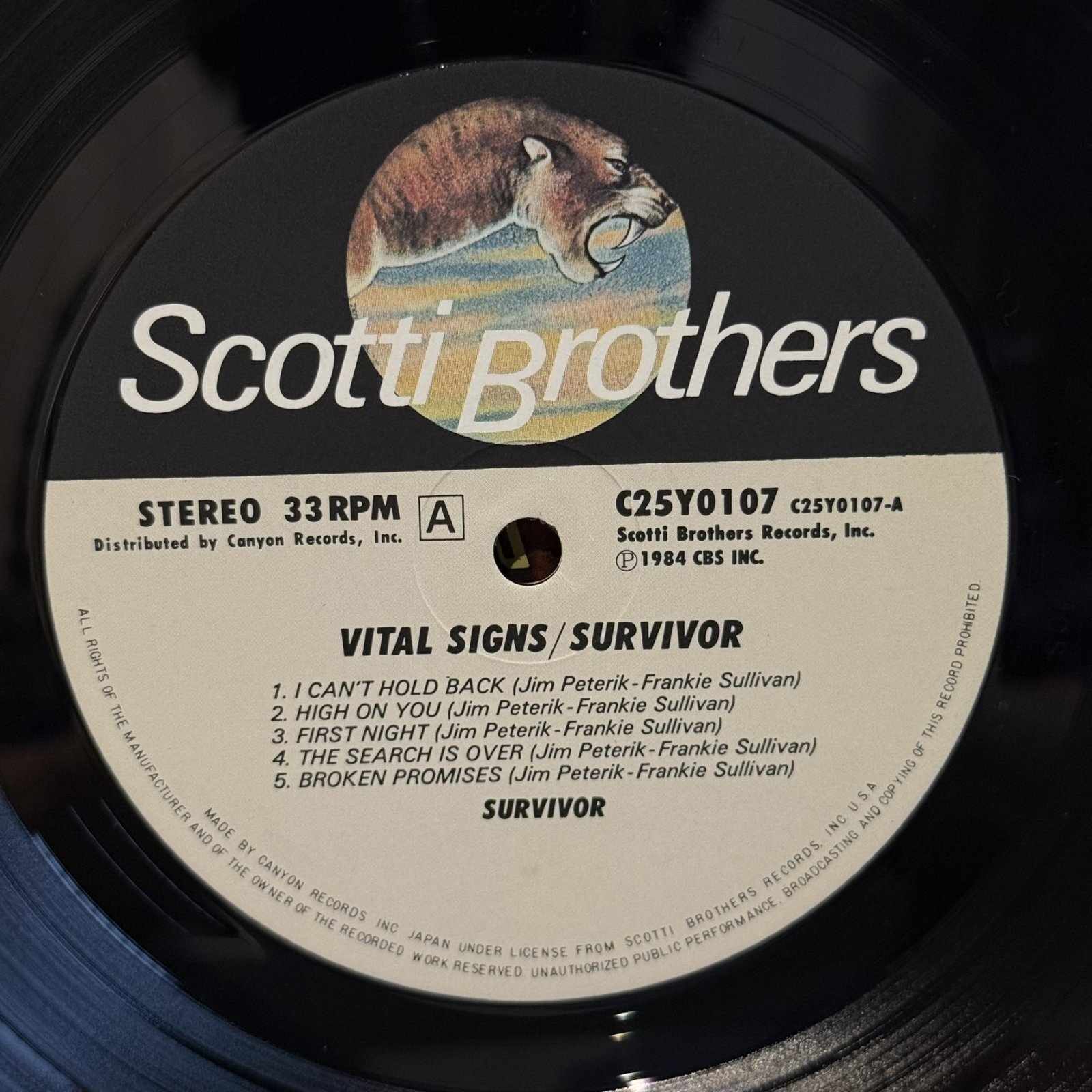 画像5: Survivor ~ バイタル・サインズ (LP)