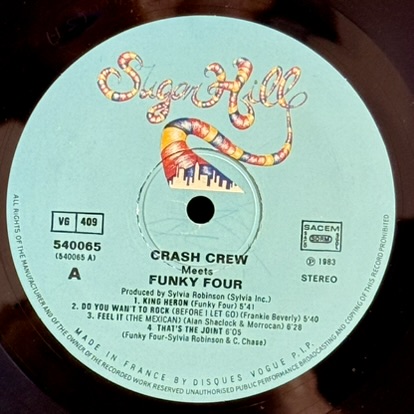 画像3: クラッシュ・クルー & ファンキー・フォー ~ Crash Crew & Funky Four / クラッシュ・クルー・ミーツ・ファンキー・フォー ~ Crash Crew Meets Funky Four (LP)