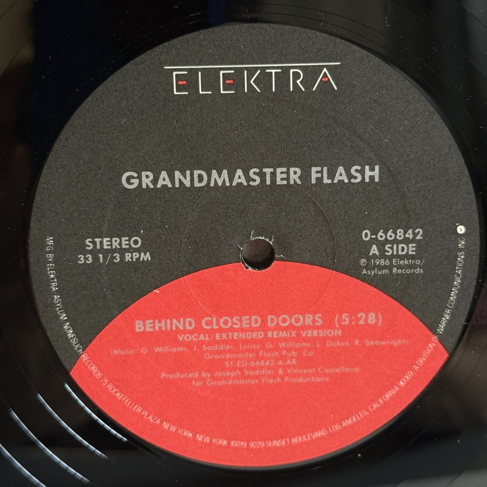 画像3: グランドマスター・フラッシュ ~ Grandmaster Flash / ビハインド・クローズド・ドアーズ ~ Behind Closed Doors (12インチ)