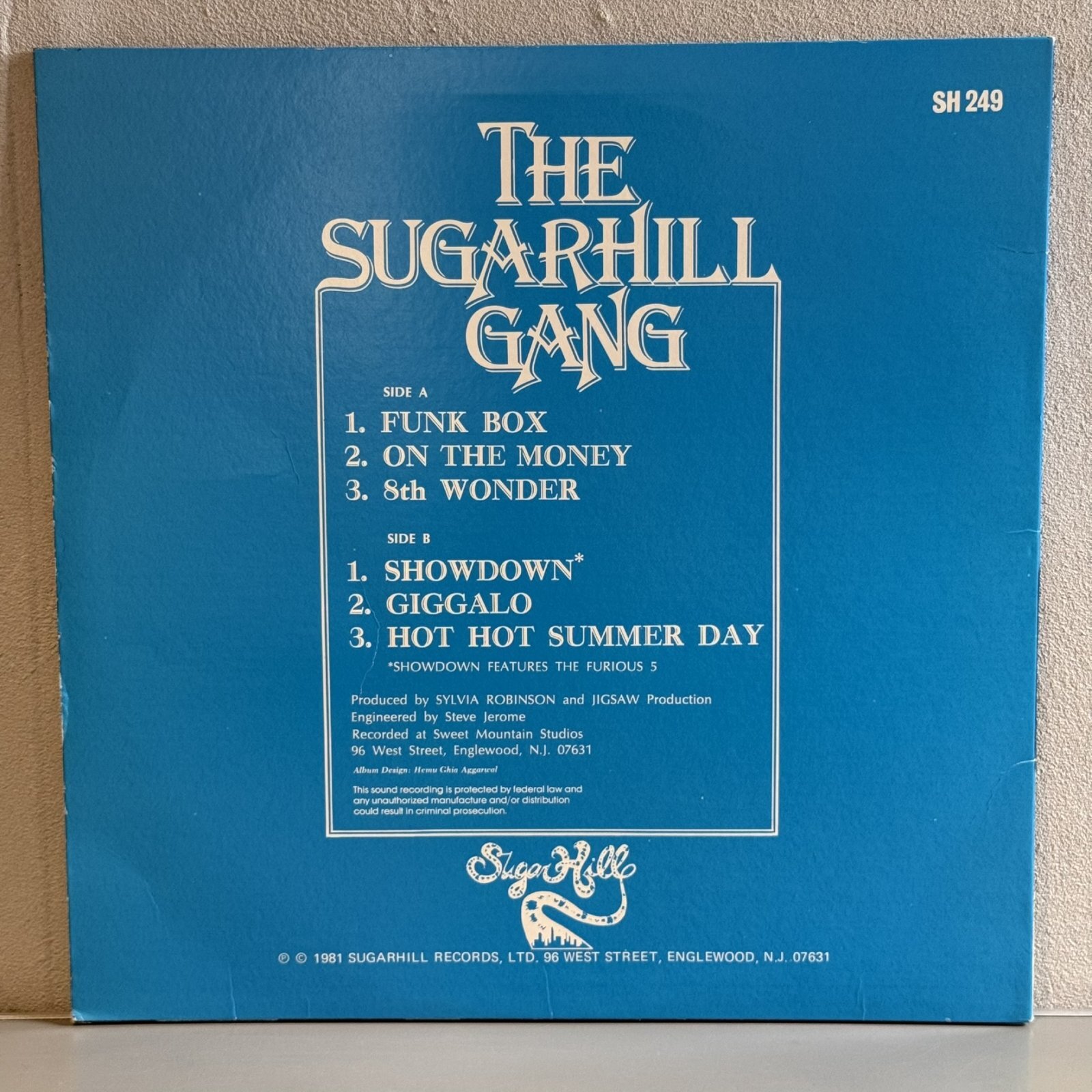 画像2: ザ・シュガーヒル・ギャング ~ The Sugarhill Gang / エイス・ワンダー ~ 8th Wonder (LP)