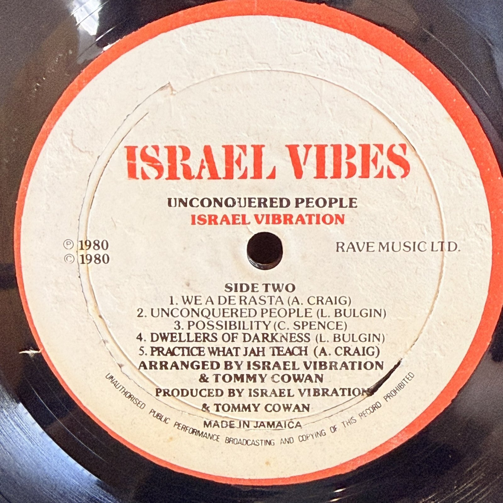画像5: イスラエル・ヴァイブレーション ~ Israel Vibration / アンコンカード・ピープル ~ Unconquered People (LP)