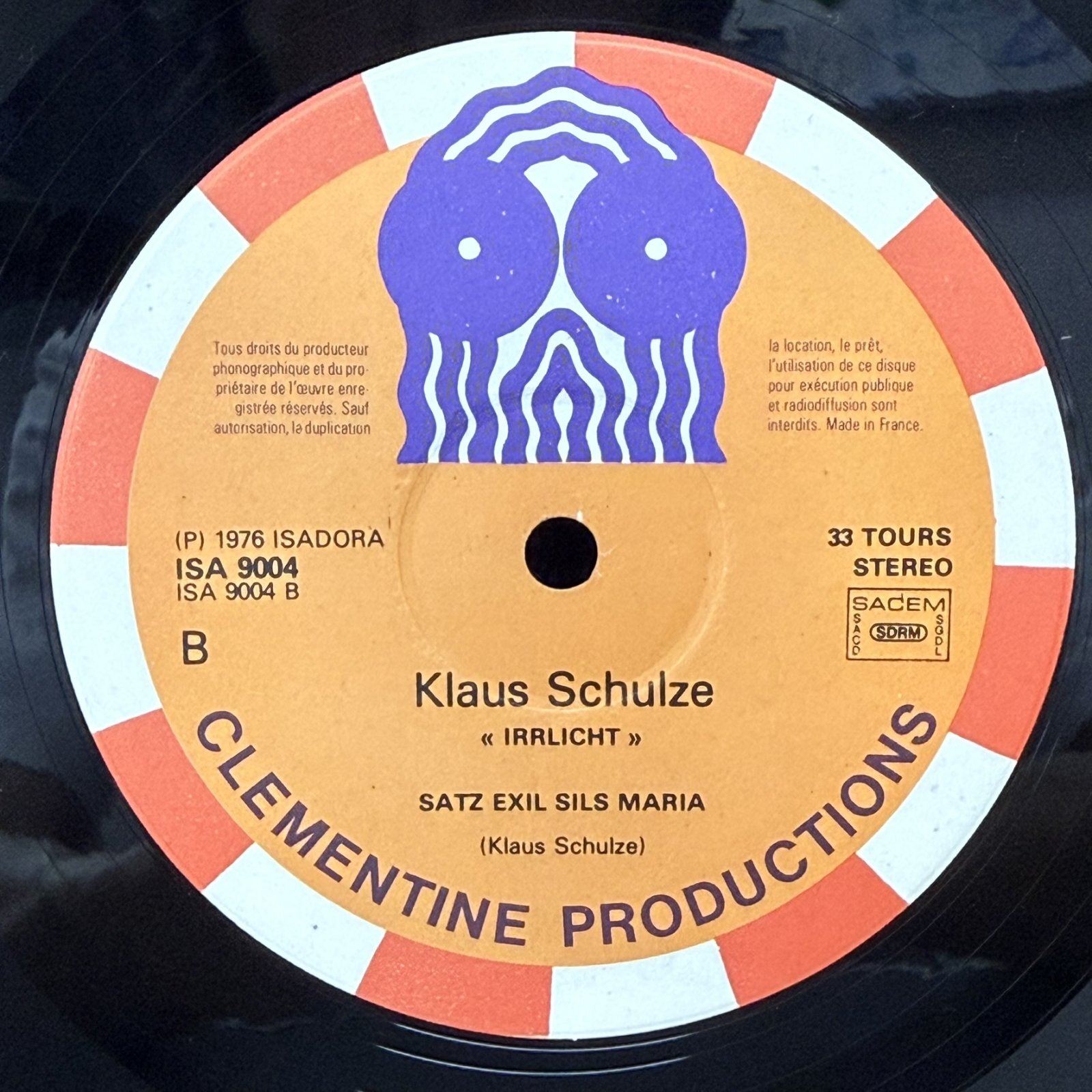 画像5: クラウス・シュルツェ ~ Klaus Schulze / イアリヒト ~ Irrlicht (LP)