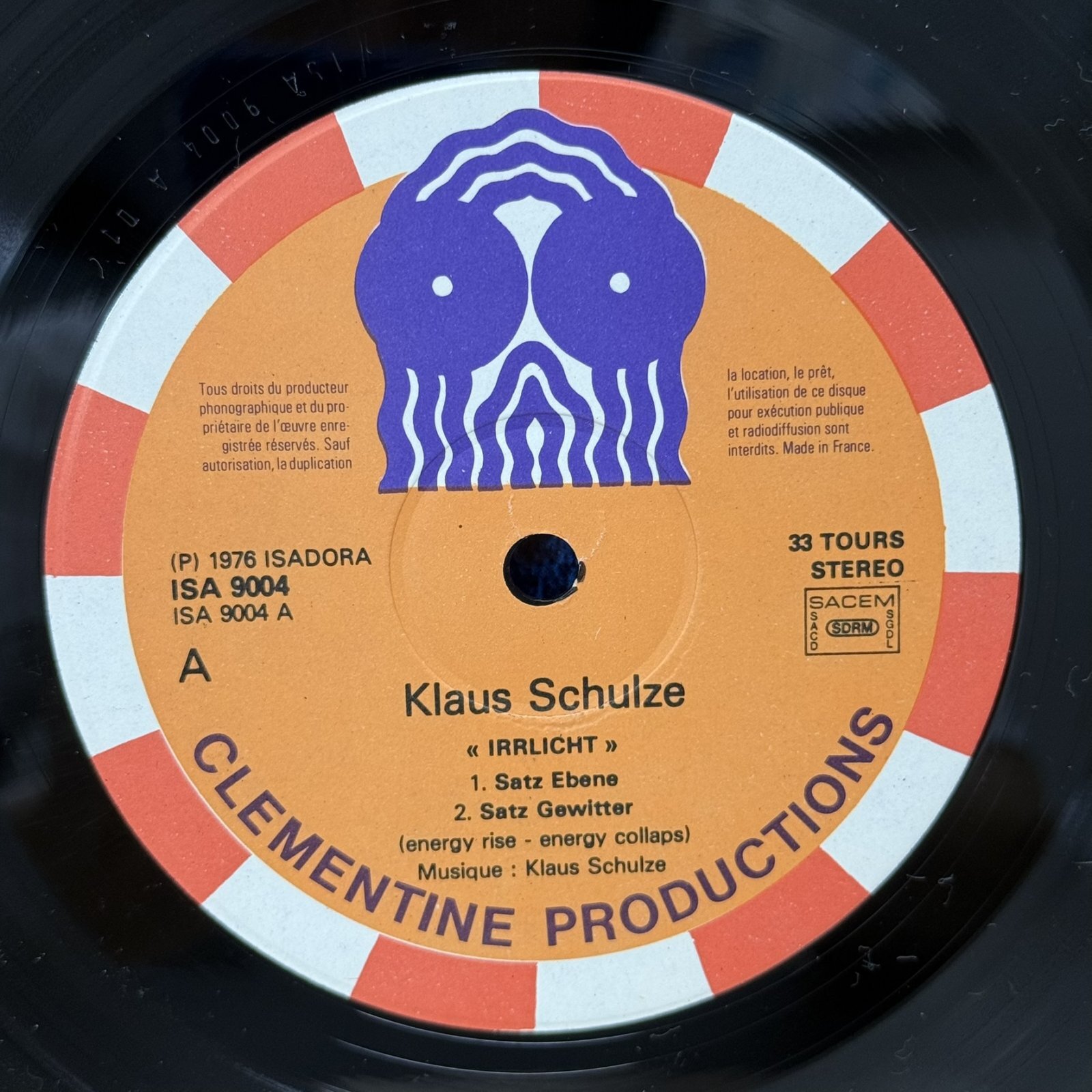 画像4: クラウス・シュルツェ ~ Klaus Schulze / イアリヒト ~ Irrlicht (LP)