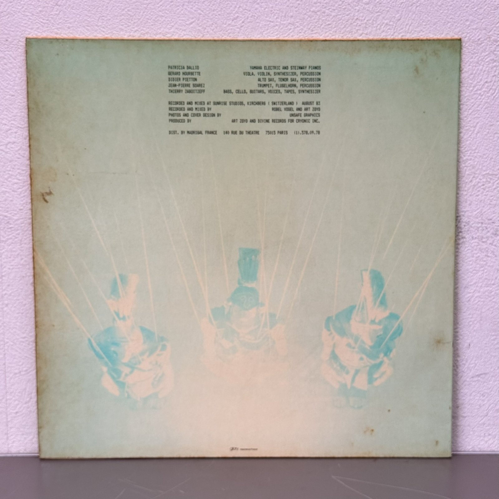 画像2: アール・ゾイド ~ Art Zoyd / レ・ゼスパス・アンキエ ~ Les Espaces Inquiets (LP)