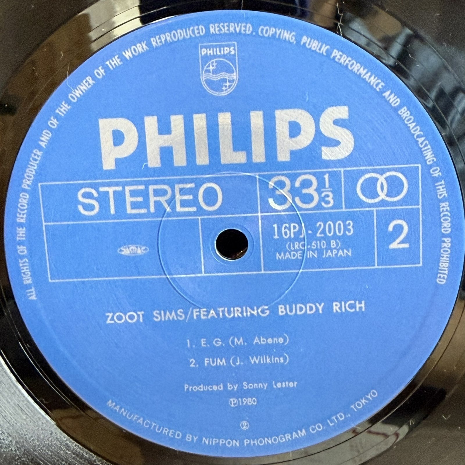 画像6: ズート・シムズ・フィーチャリング・バディ・リッチ ~ Zoot Sims Featuring Buddy Rich (LP)