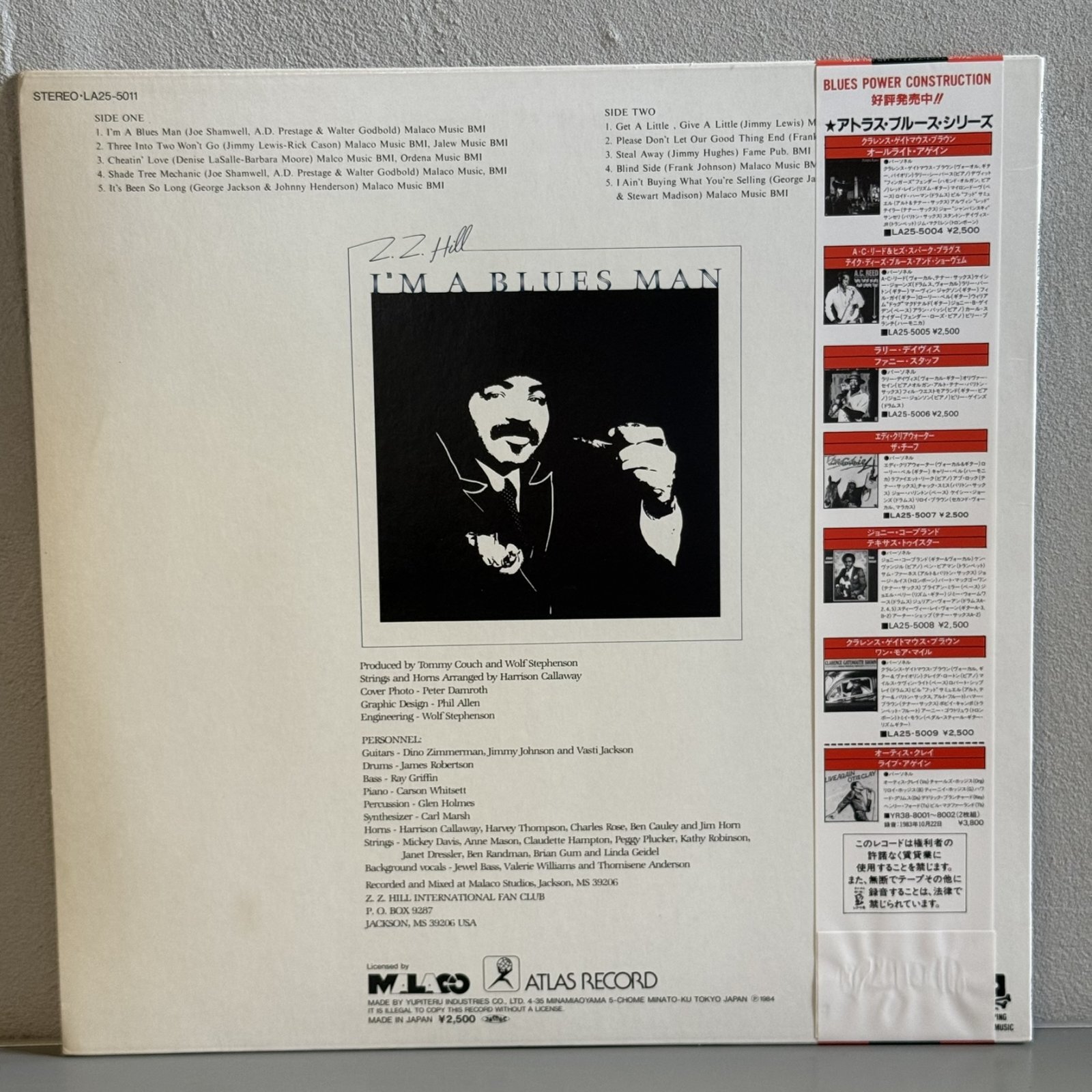 画像2: Z.Z.ヒル ~ Z.Z. Hill / アイム・ア・ブルース・マン ~ I'm A Blues Man (LP)