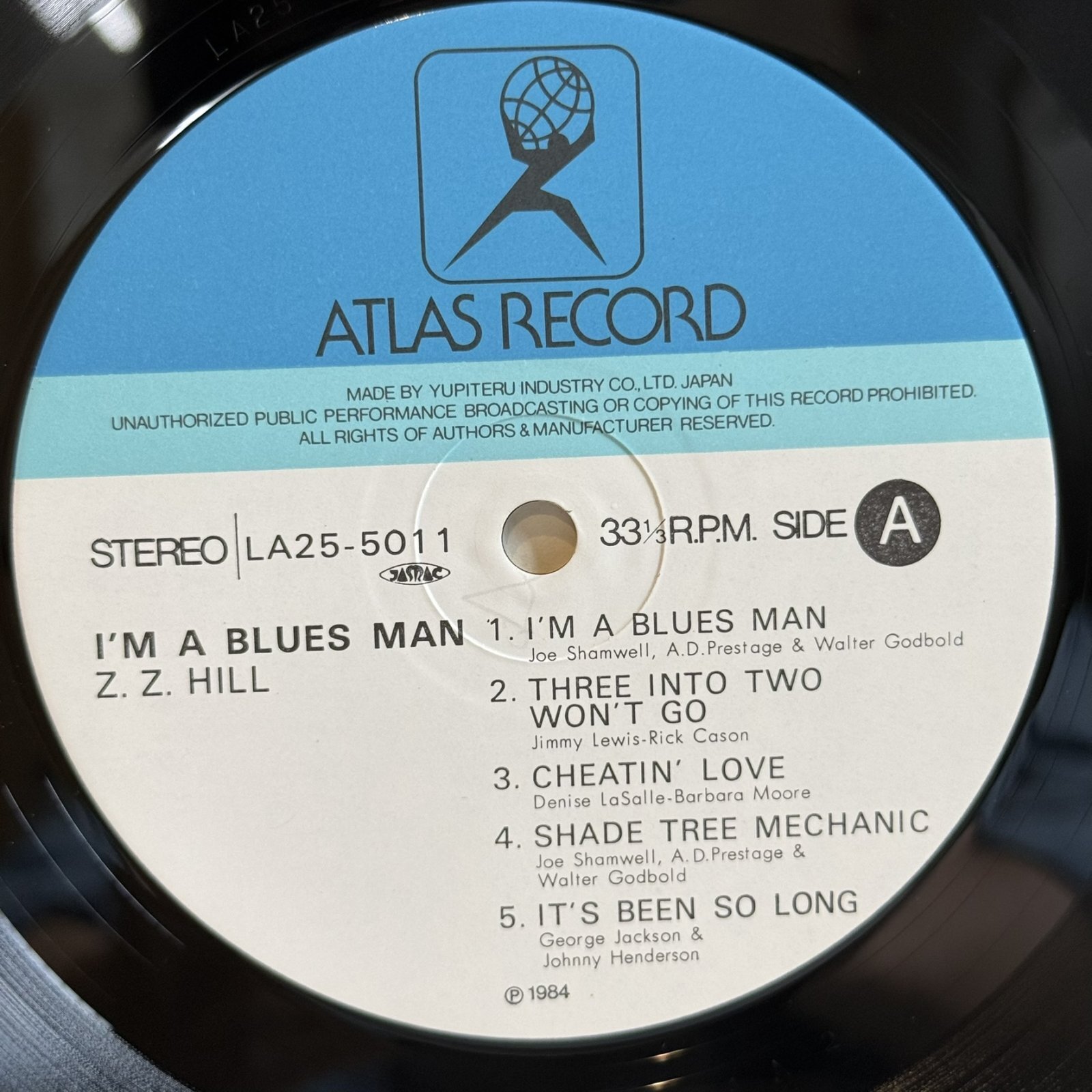 画像6: Z.Z.ヒル ~ Z.Z. Hill / アイム・ア・ブルース・マン ~ I'm A Blues Man (LP)