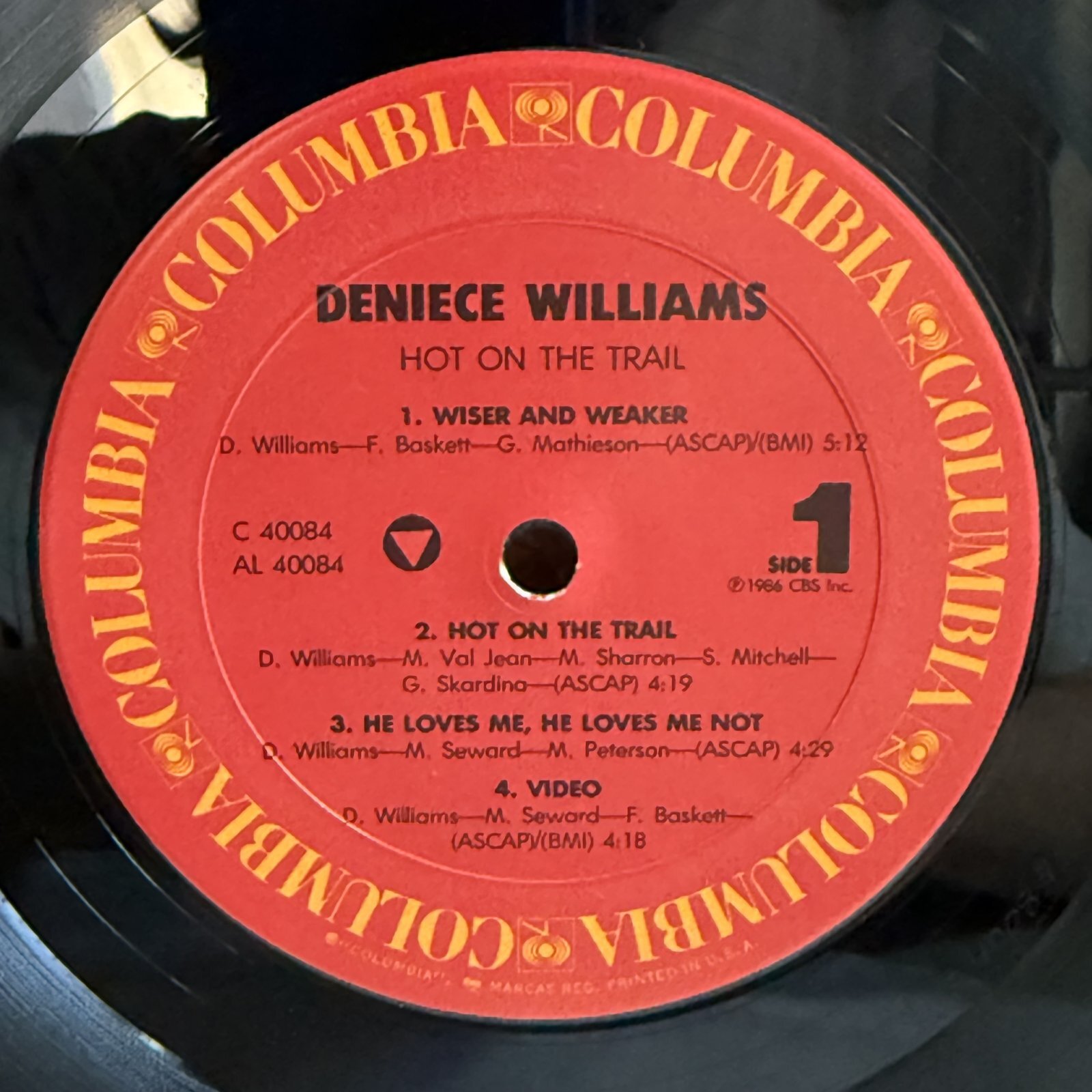 画像8: デニース・ウィリアムス ~ Deniece Williams / ホット・オン・ザ・トレイル ~ Hot On The Trail (LP)