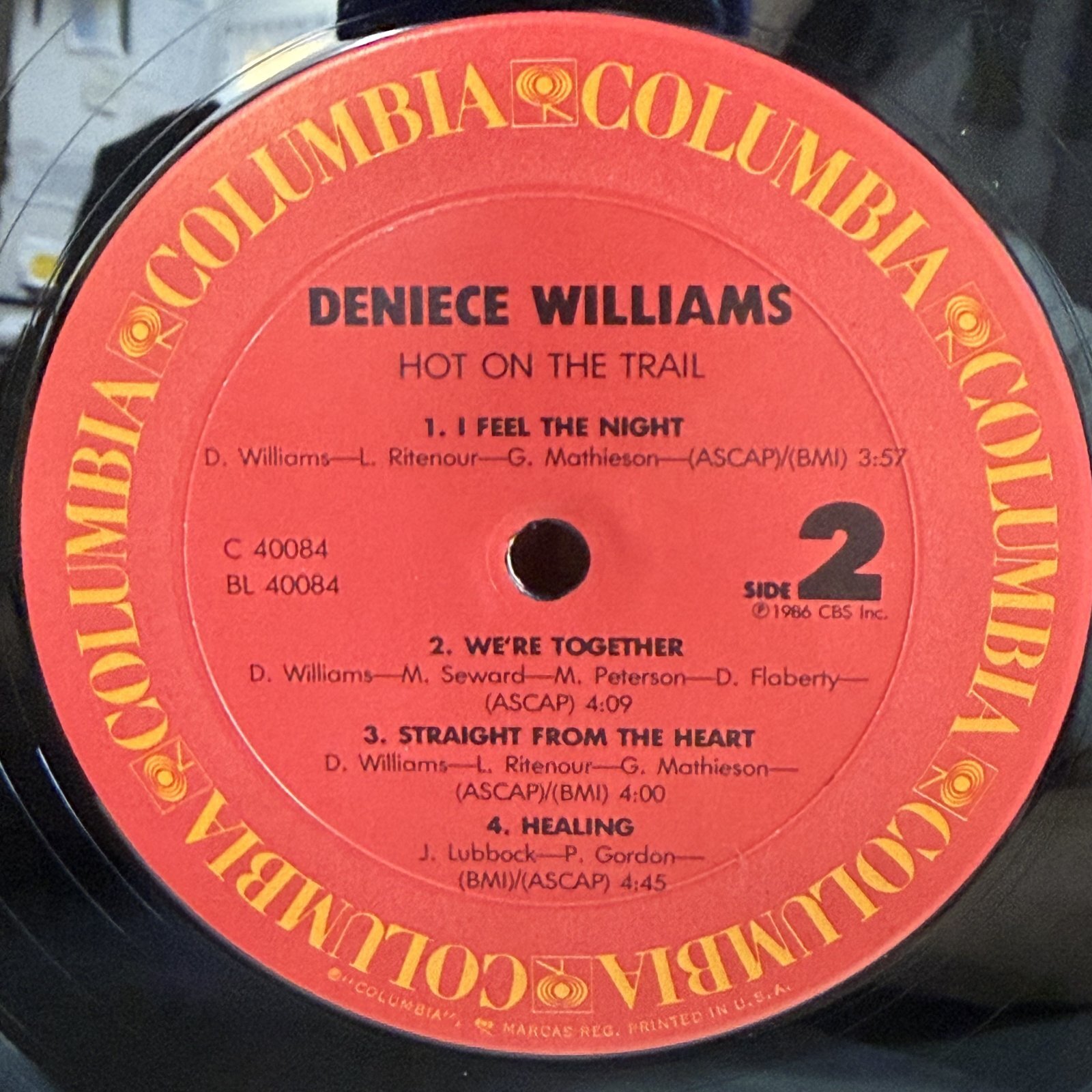 画像9: デニース・ウィリアムス ~ Deniece Williams / ホット・オン・ザ・トレイル ~ Hot On The Trail (LP)