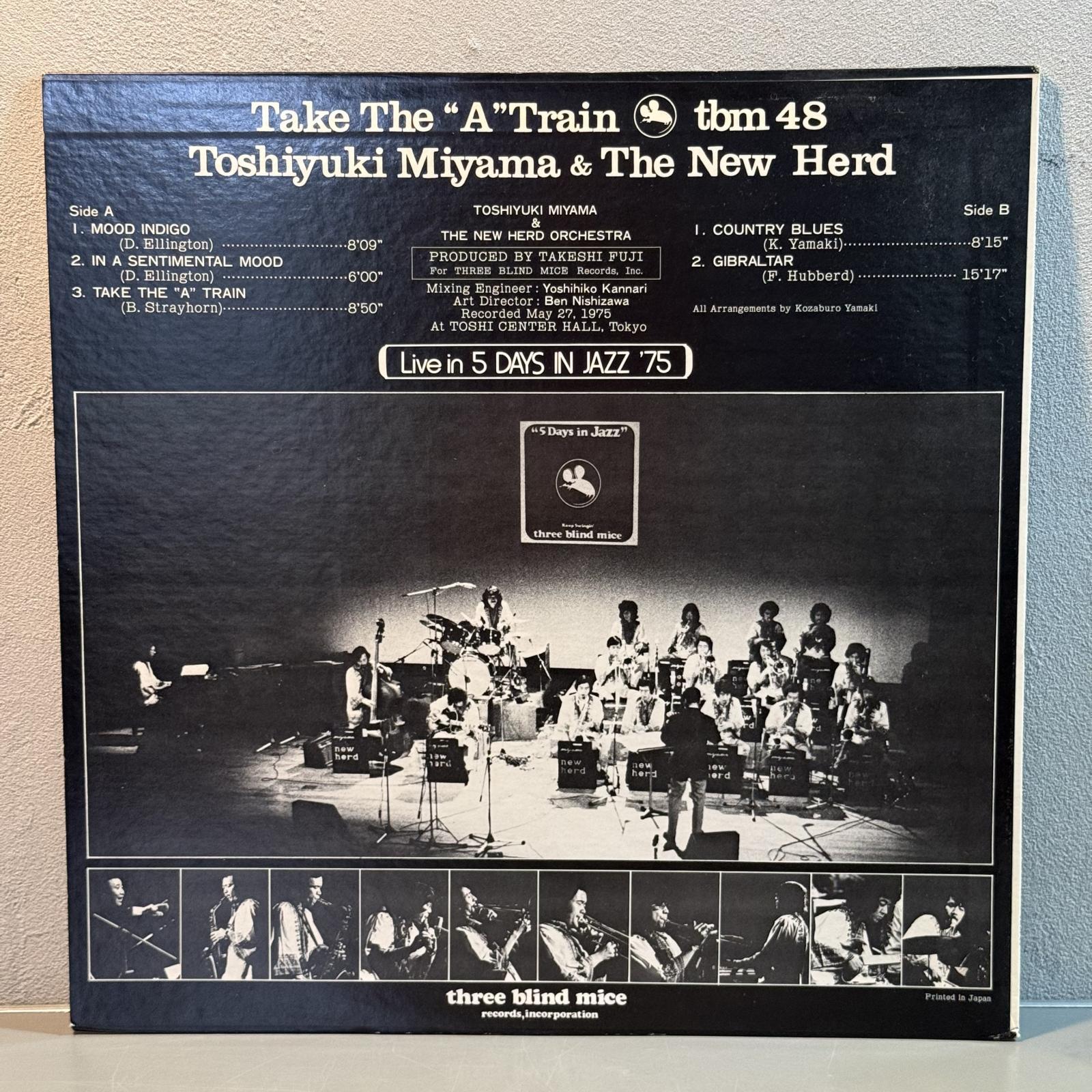画像2: 宮間利之とニューハード ~ Toshiyuki Miyama & The New Herd / テイク・ジ・A・トレイン ~ Take The "A" Train (LP)