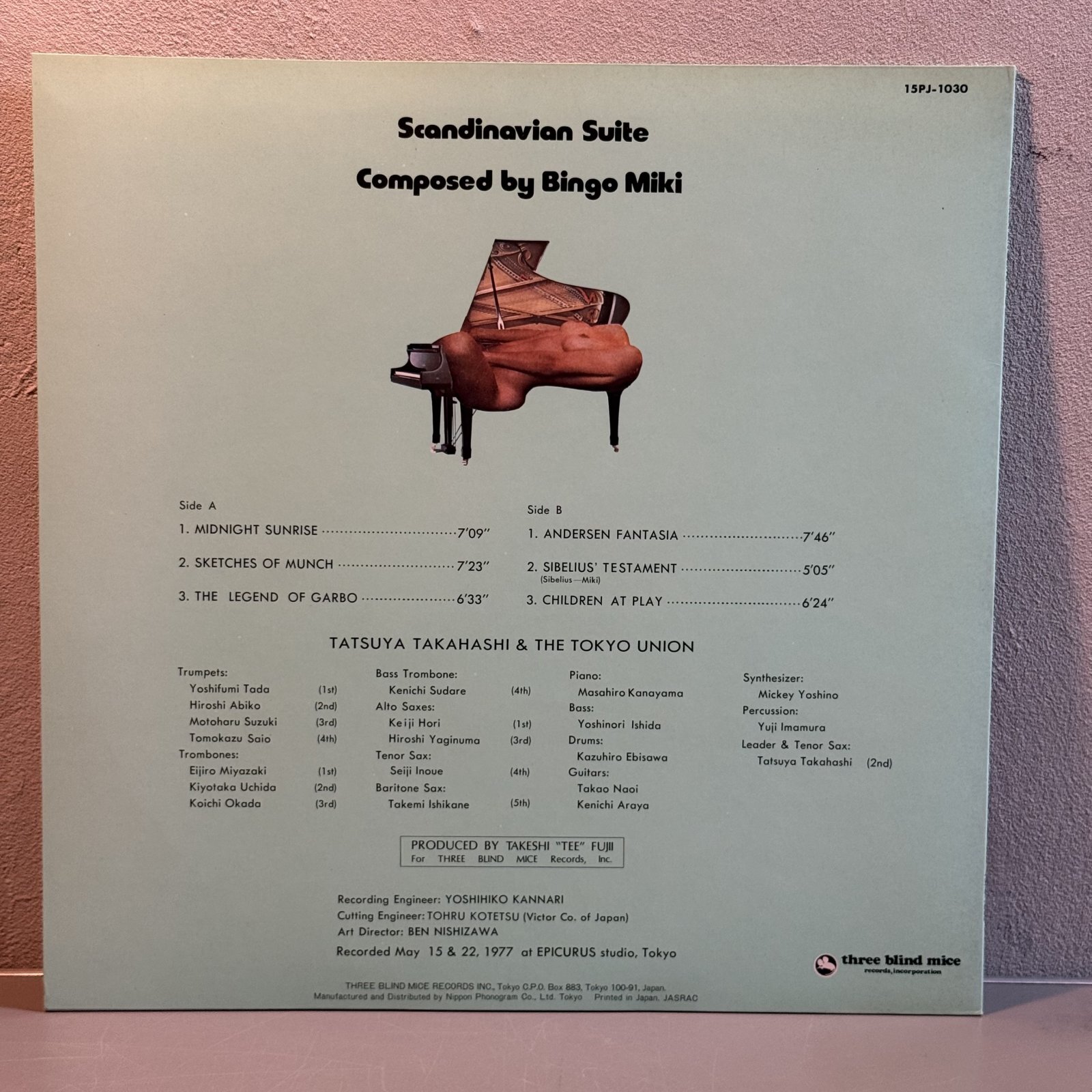 画像2: 三木敏悟 ~ Bingo Miki / スカンジナビアン・スイート ~ Scandinavian Suite (LP)