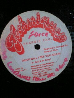 画像1: FRANKIE PAUL . WHEN WILL I SEE YOU AGAIN